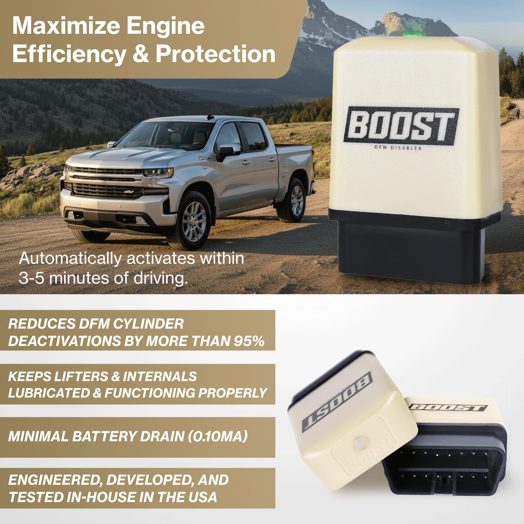 Boost DFM Disabler installed under the hood for consistent performance.