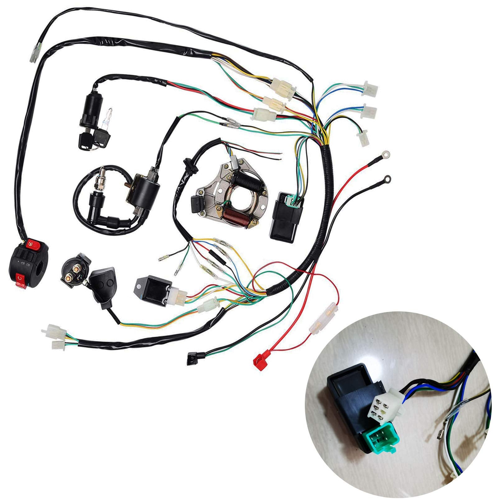 BOOTOP PIN stator magneto generator powering electrical system