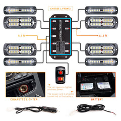 BooYu strobe light control box demonstrates easy mode selection and wiring setup
