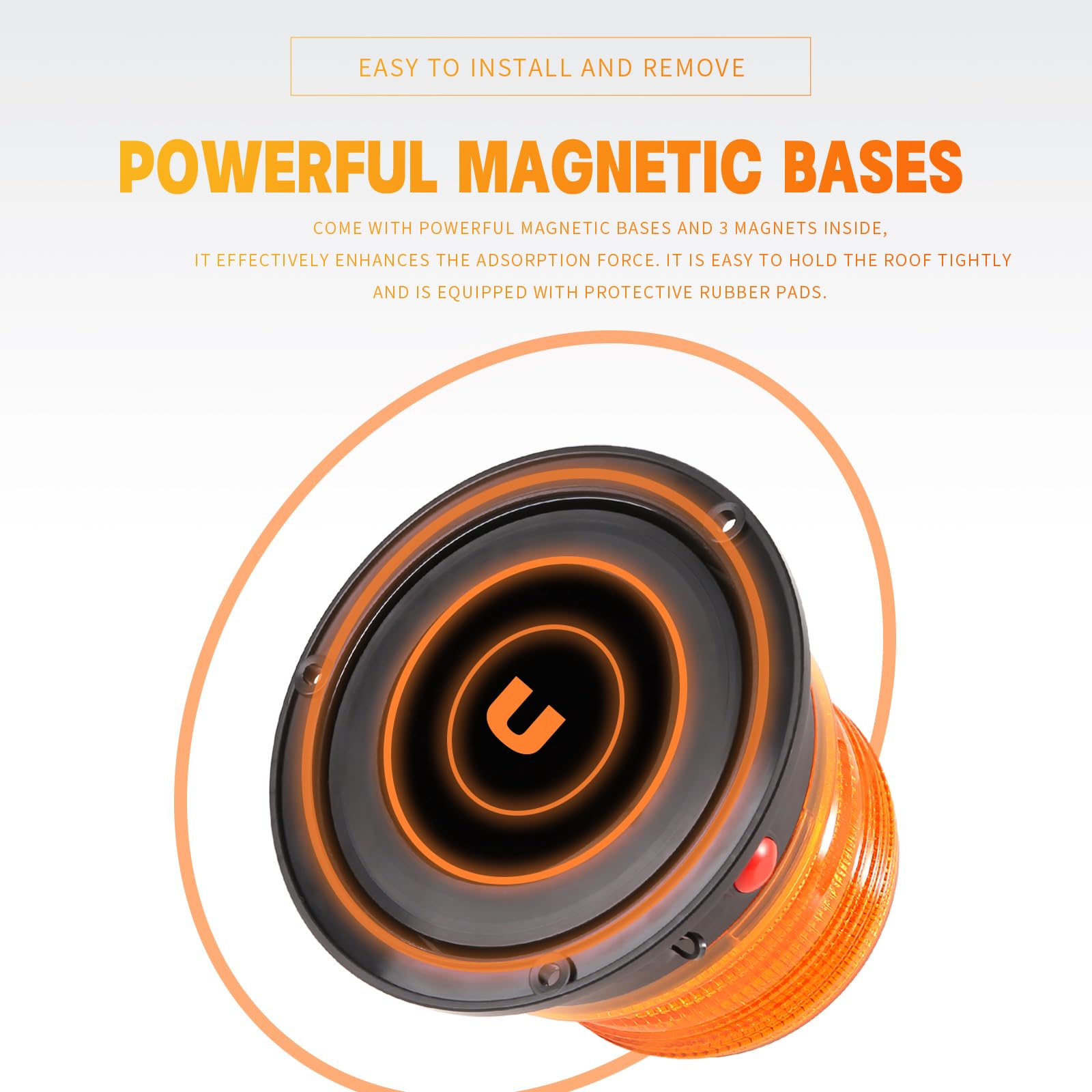 BooYu portable emergency beacon ideal for trucks and trailers