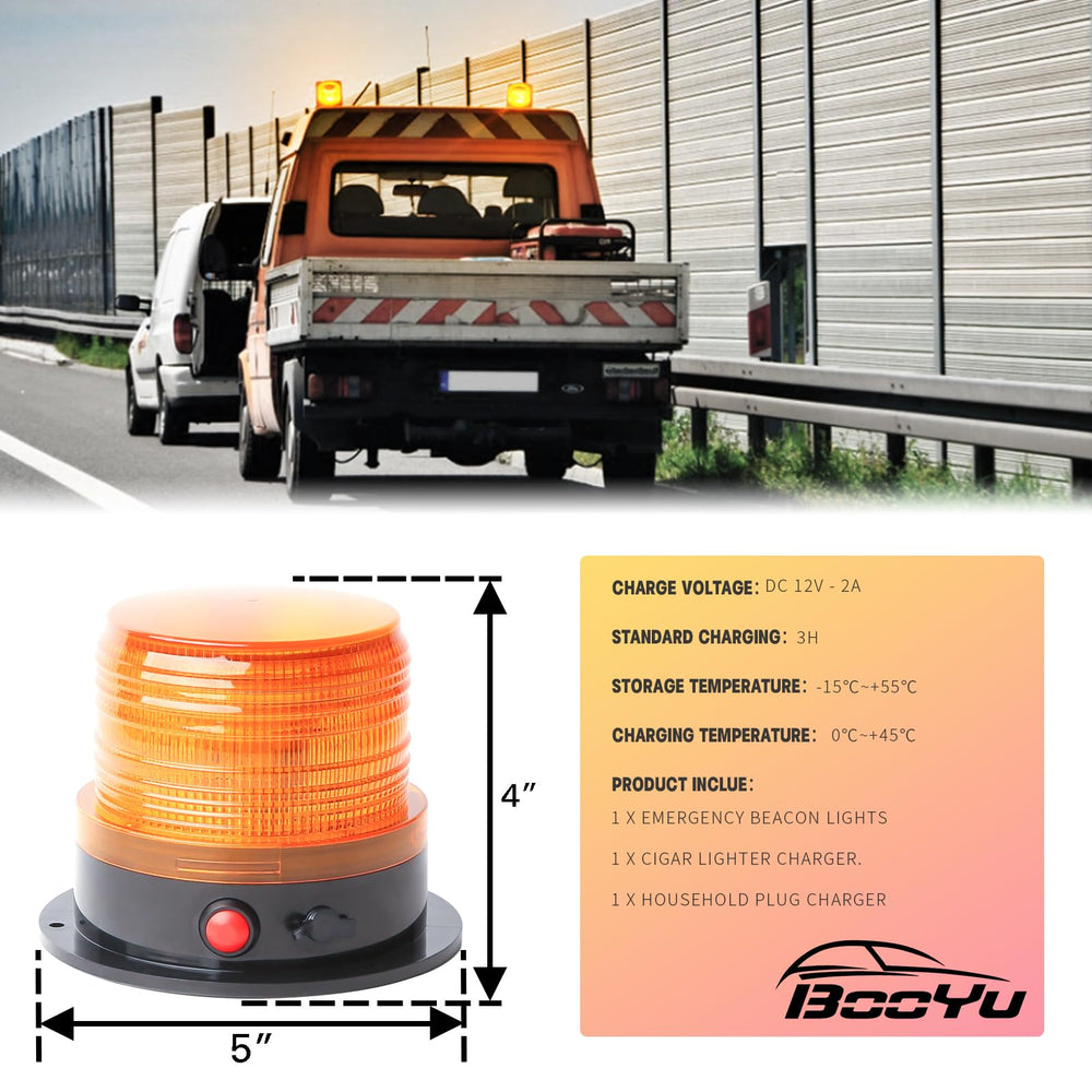 BooYu roadside safety beacon supports reliable signaling on the go