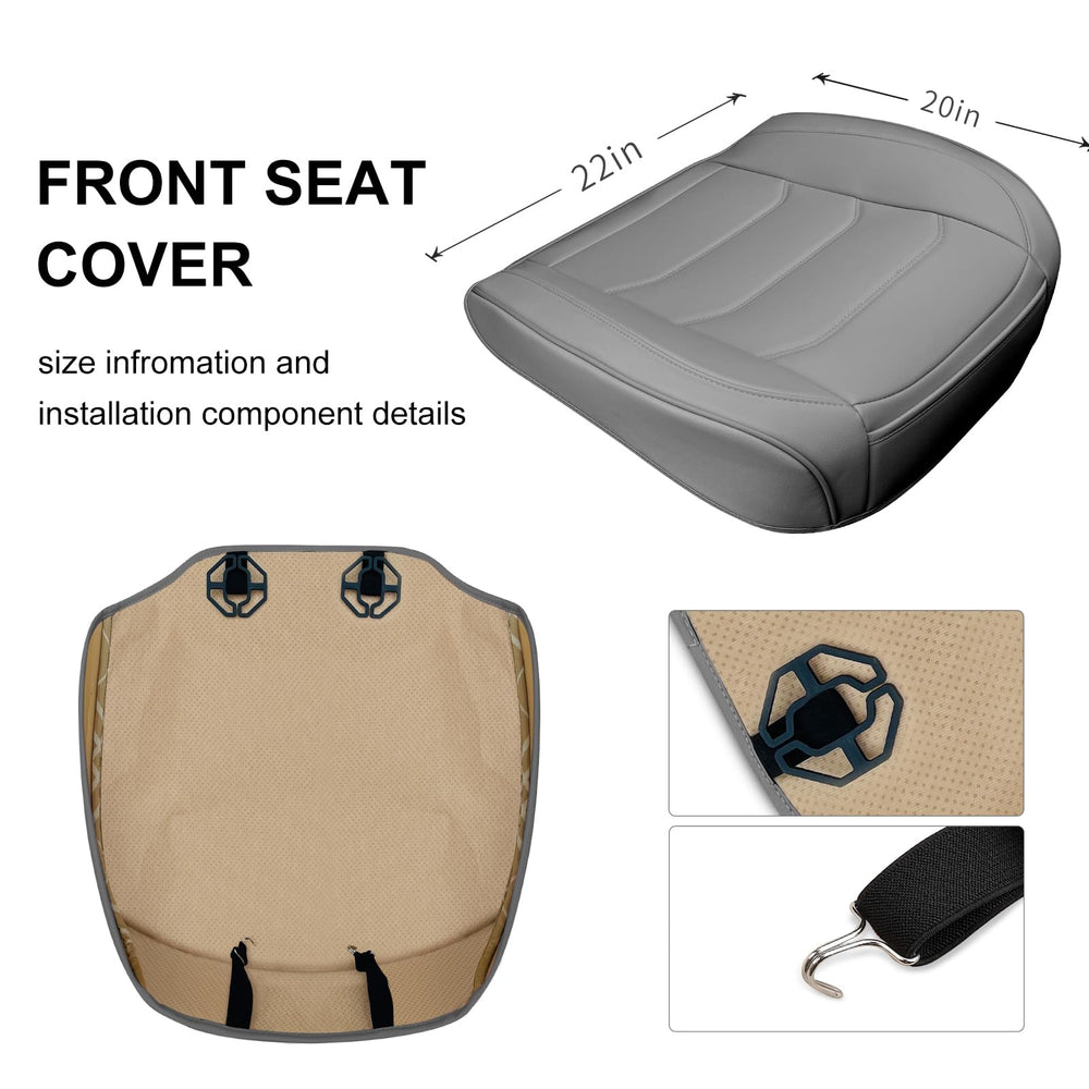 BOPUOVRE durable, water-resistant PU leather shields seats from spills