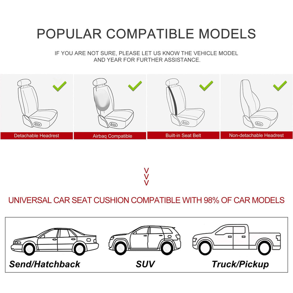 BOPUOVRE water-resistant PU leather shields seats from spills.