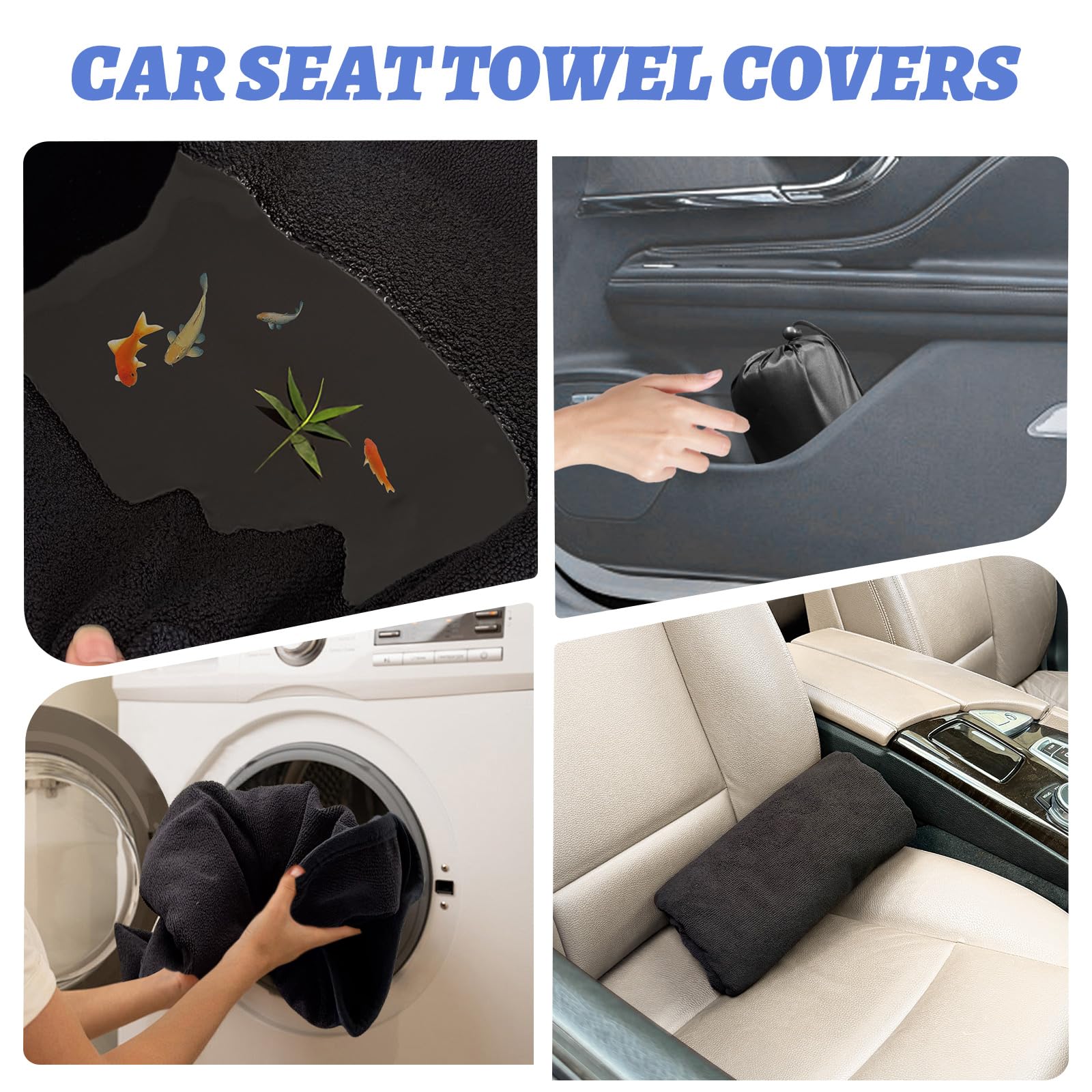BOPUOVRE machine-washable seat cover drying quickly after workouts