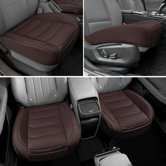 BOPUOVRE seat cover with non-slip bottom stays in place for safer drives.