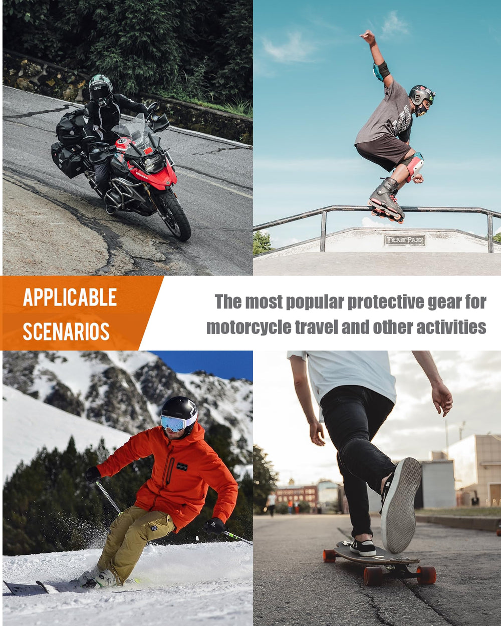 Borleni ergonomic armor design supports freedom of movement during sport riding