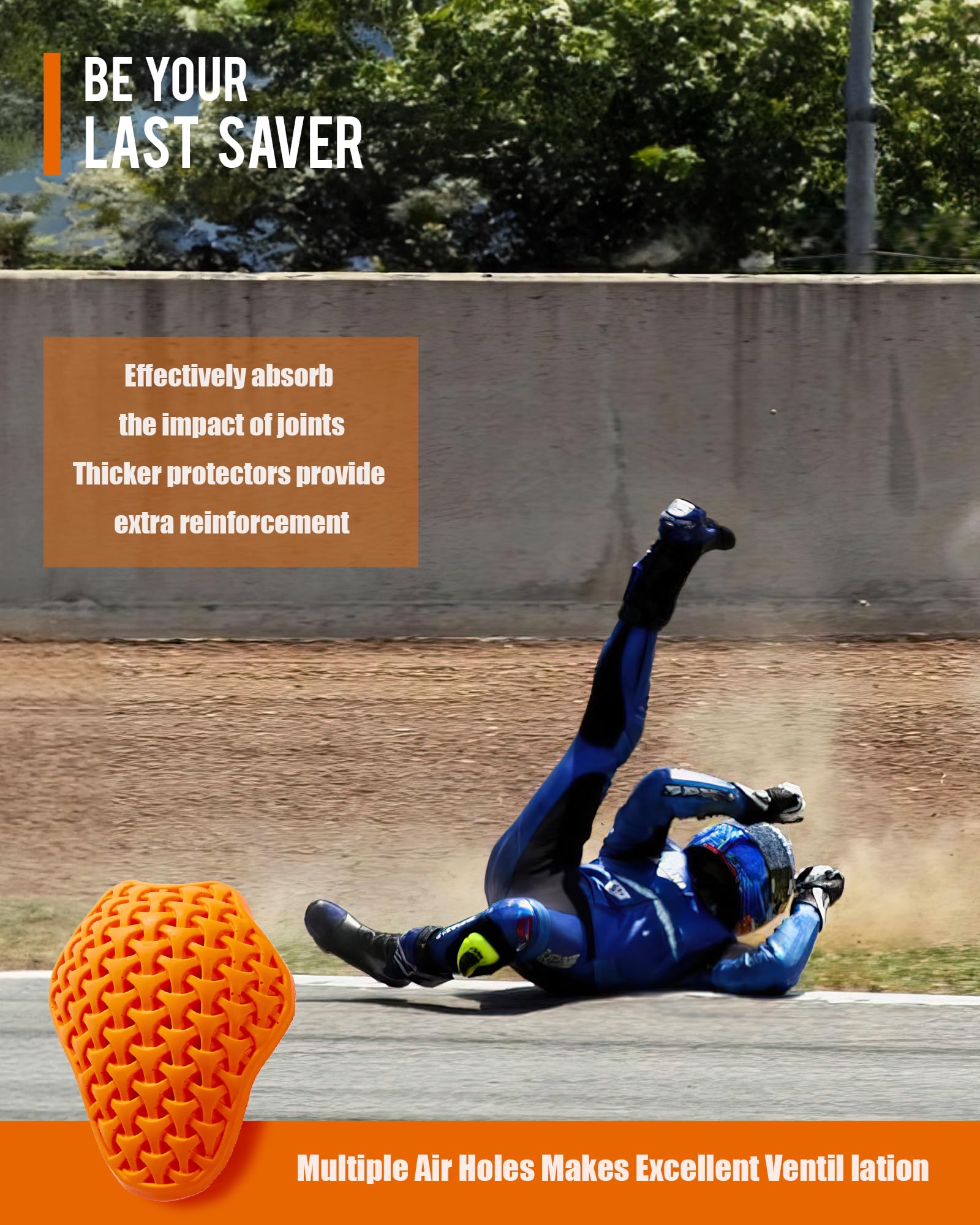 Borleni lightweight breathable armor helps keep riders cool while riding
