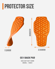 BORLENI memory foam armor pad close-up shows soft touch for comfortable wear
