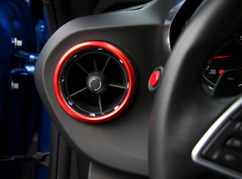 BORUIEN matte finish vent ring highlighting interior design