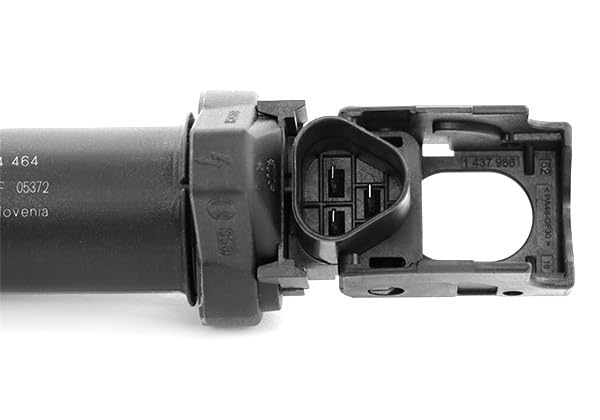 Bosch 0221504464 ignition coil boot closeup shows integrated high-voltage connection