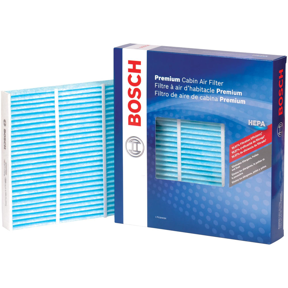 Bosch 6077C HEPA cabin filter front view for cleaner air.