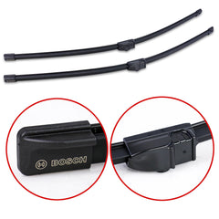 Bosch AeroTwin uniform-pressure blade maintains consistent windshield contact.