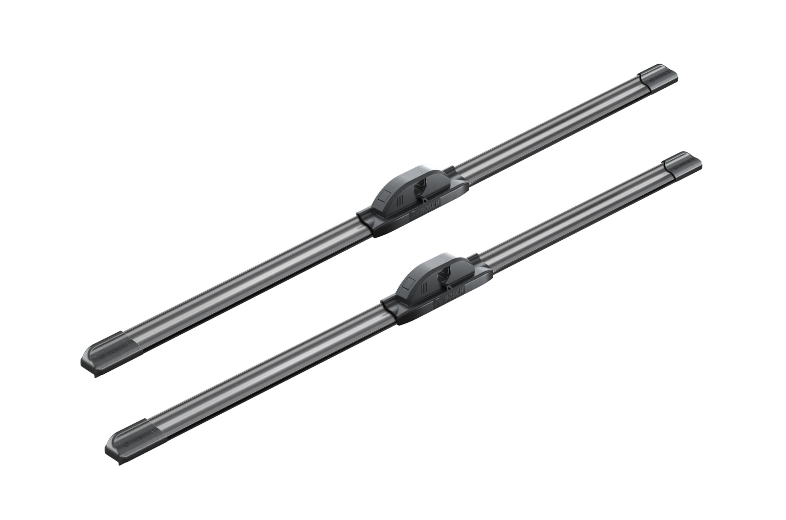 Bosch AeroTwin wind spoiler improves contact at highway speeds.