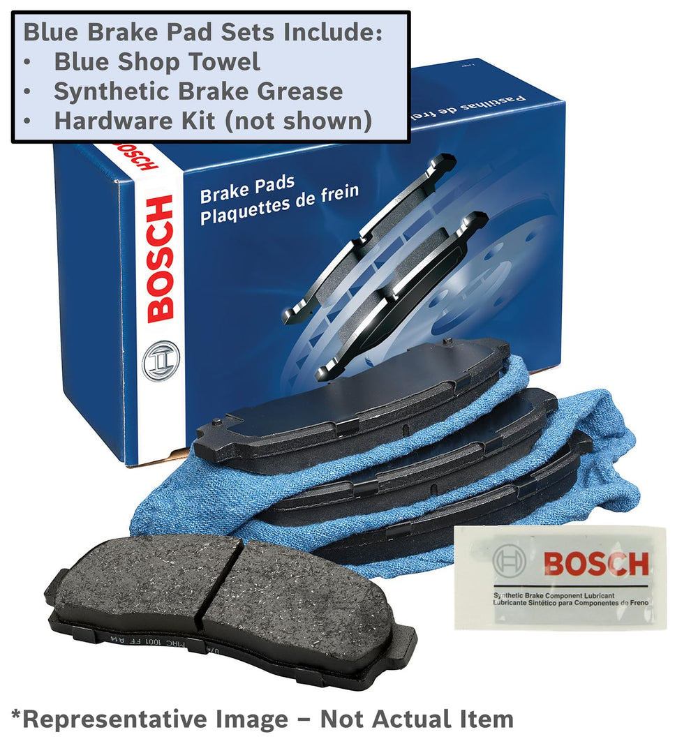 Bosch BE834H blue brake pad hardware kit ensures proper fit and smooth installation