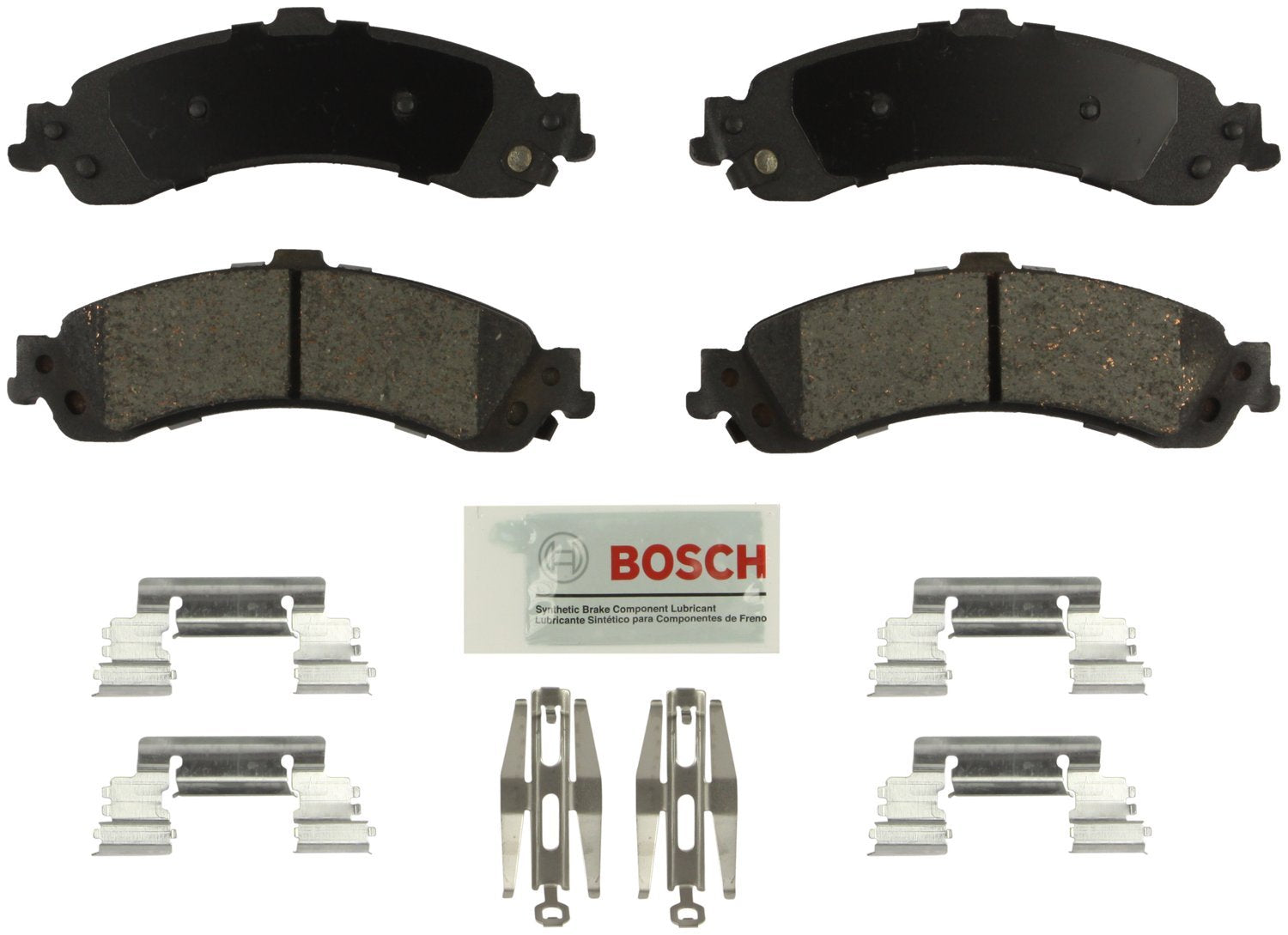 Bosch BE834H blue disc brake pads rear for quiet stops and reliable braking