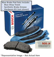 Bosch BE923H hardware kit for front brakes enhances installation reliability.