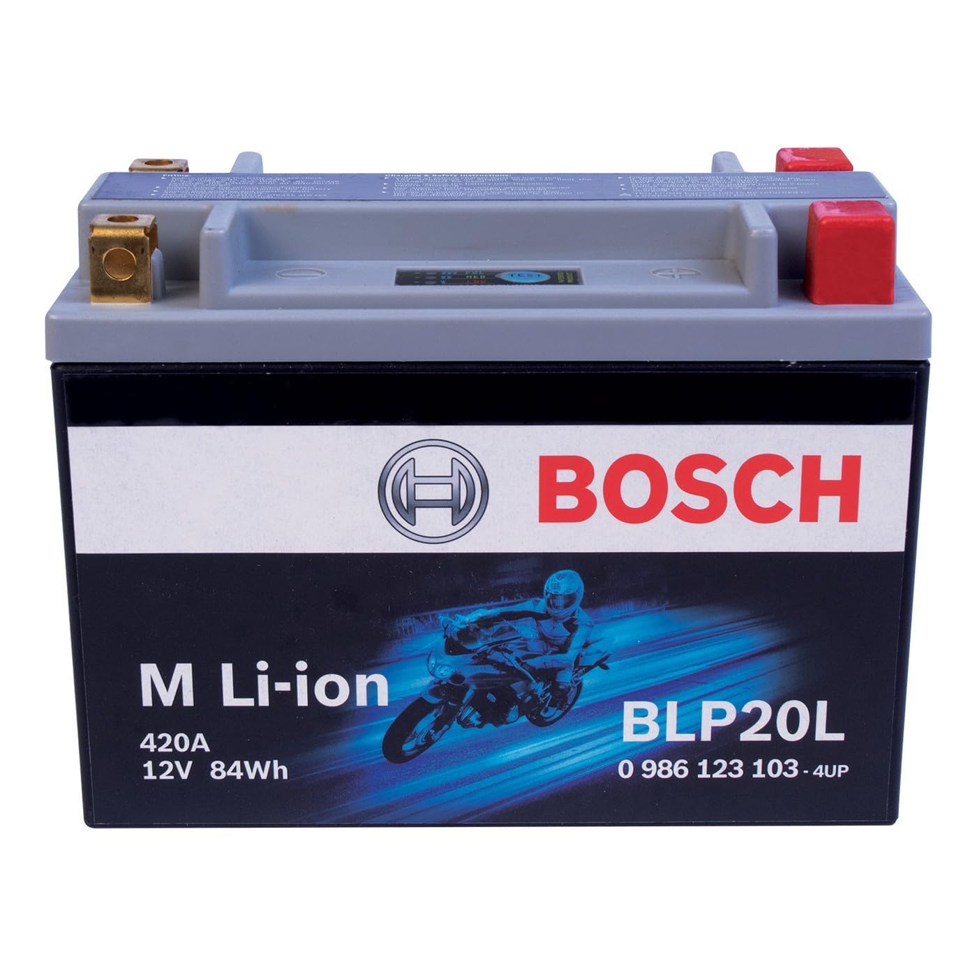 Bosch BLP20L side view emphasizes lightweight design ideal for sport vehicles.