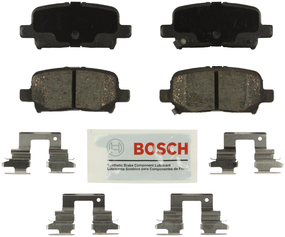Bosch BE865H rear brake pads – blue ceramic, for quiet stops on Acura MDX, Odyssey, Pilot.