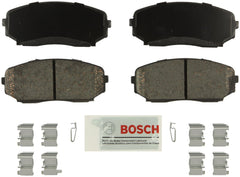 Bosch Blue ceramic disc brake pads front for quiet stops and reliable performance.