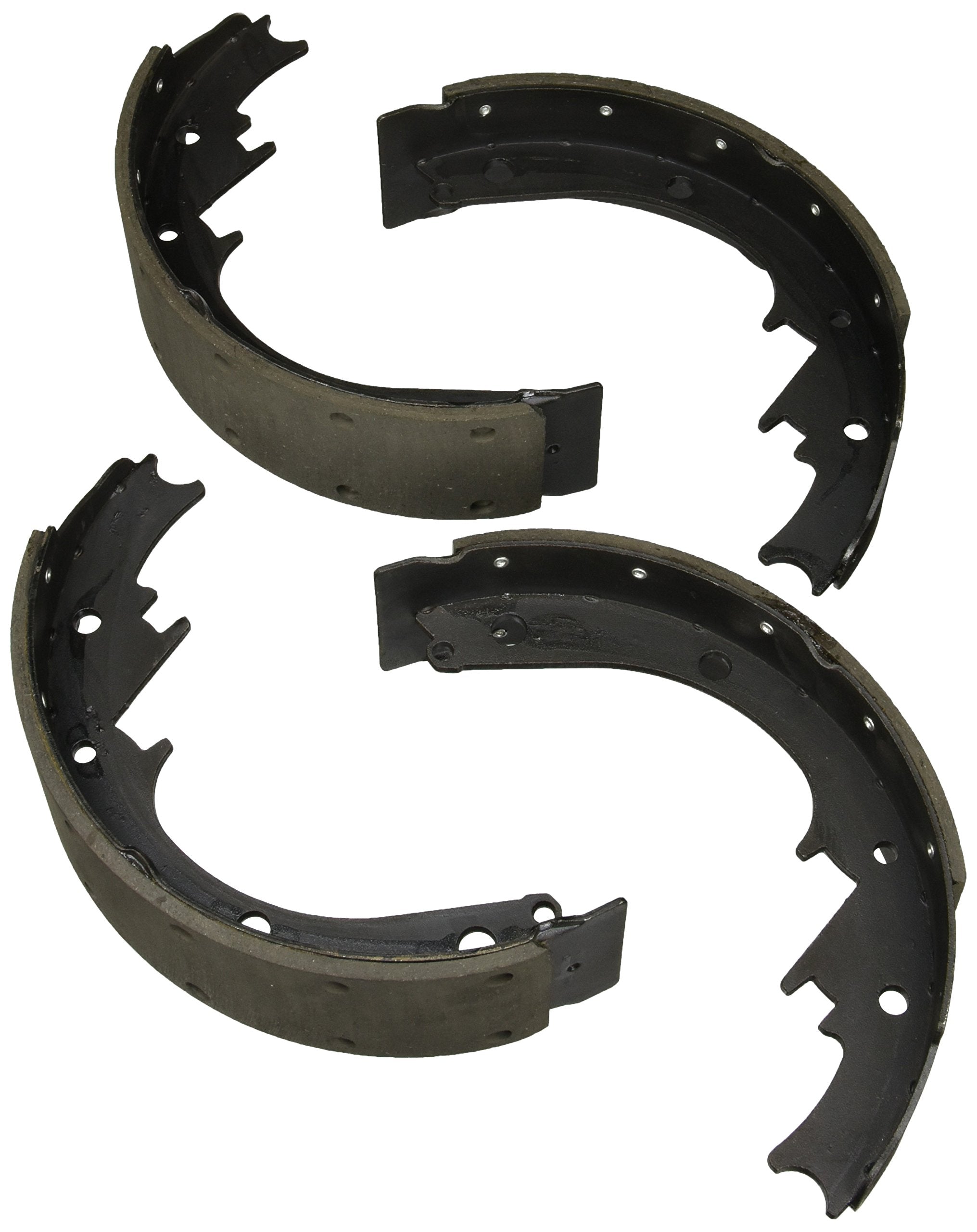 Bosch BS473R rear drum brake shoes for select GM trucks provide durable riveted braking