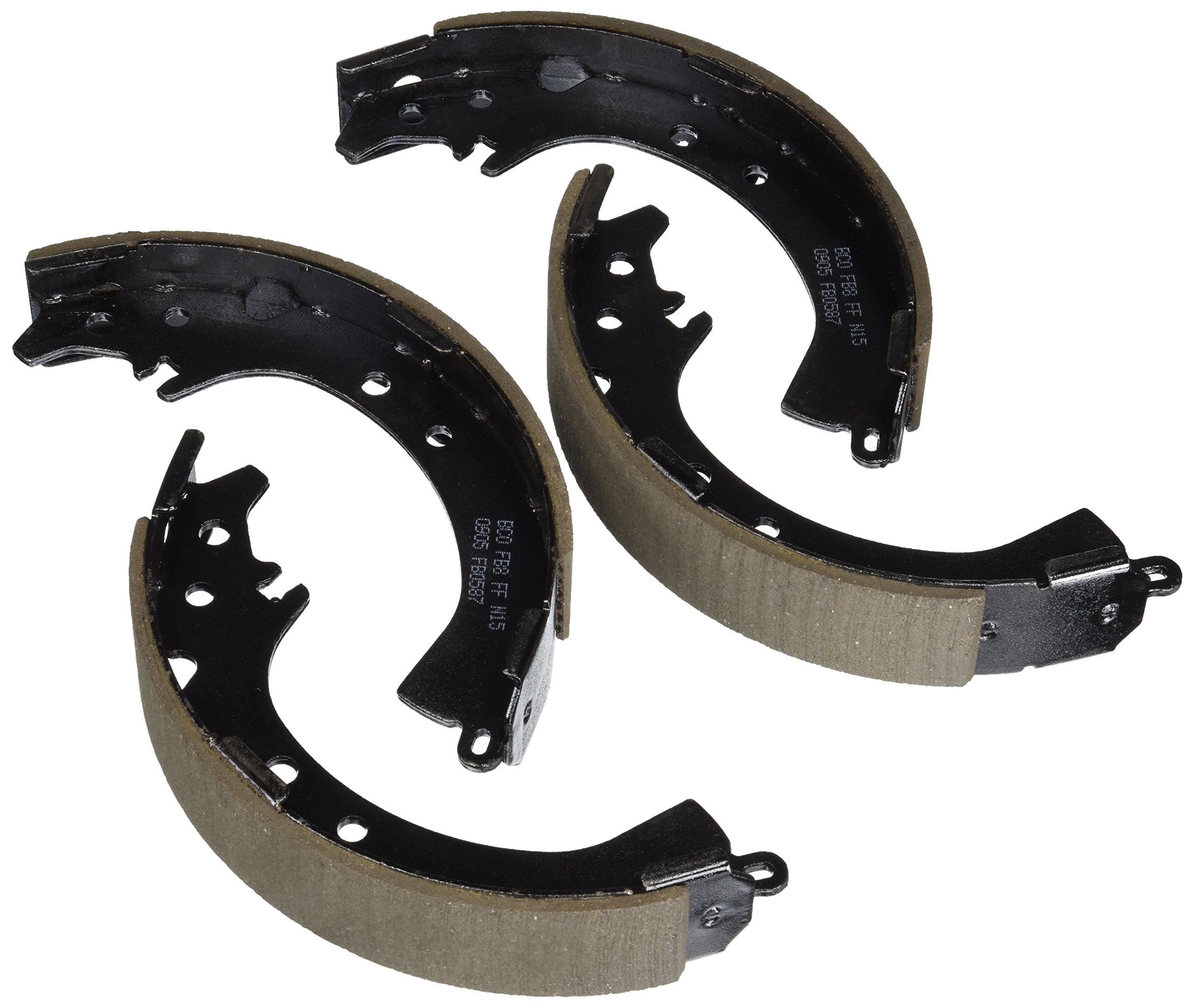 Bosch BS587 blue drum brake shoes for rear axle deliver reliable braking on select Toyotas.