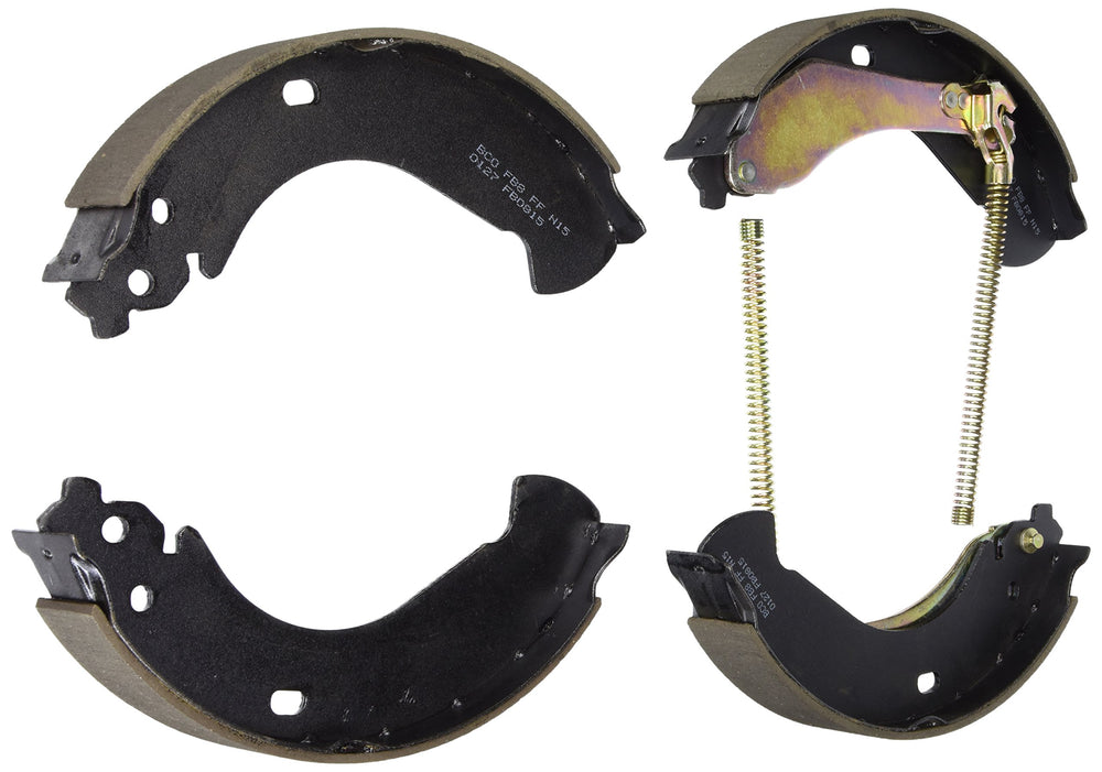 Bosch BS815 blue drum brake shoe set for rear axle compatibility on GM and Isuzu models