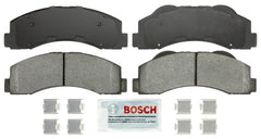 Bosch BSD1414 front brake pads for Ford Expedition/F-150 and Lincoln Navigator, engineered for quiet, durable braking