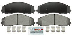 Bosch BSD1680 severe duty front brake pad set for Ford Super Duty trucks ensuring reliable stopping.