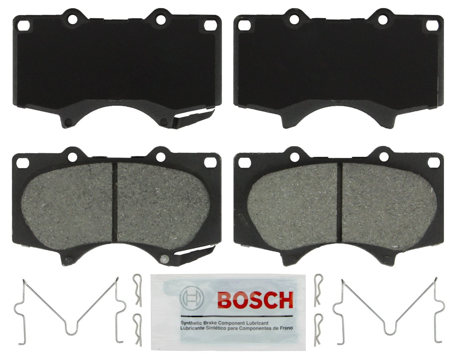 Bosch BSD976 front brake pads, quiet operation and long life for severe-duty use