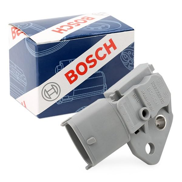 Bosch fuel pressure sensor 0261230110 installed in Volvo S60 for consistent readings.