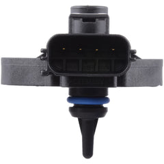 Bosch fuel pressure sensor rugged build emphasizing vibration resistance and thermal stability.