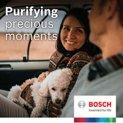 Bosch 6034C filter design without chemical odor neutralizers for fresh cabin air