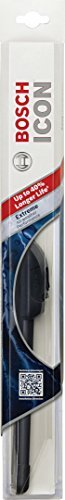 Bosch ICON 13-inch beam wiper blade close-up, showcasing sleek edge for quiet, streak-free wipe.
