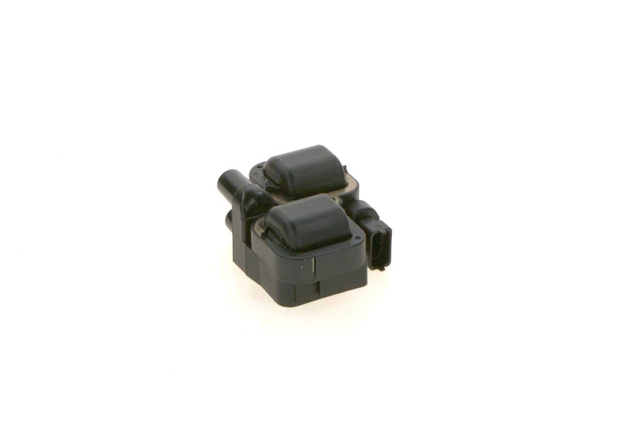 Bosch 0221503035 ignition coil in-packaging, ready for installer use.