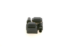 Bosch 0221503035 ignition coil side view highlighting durable connections for Mercedes.