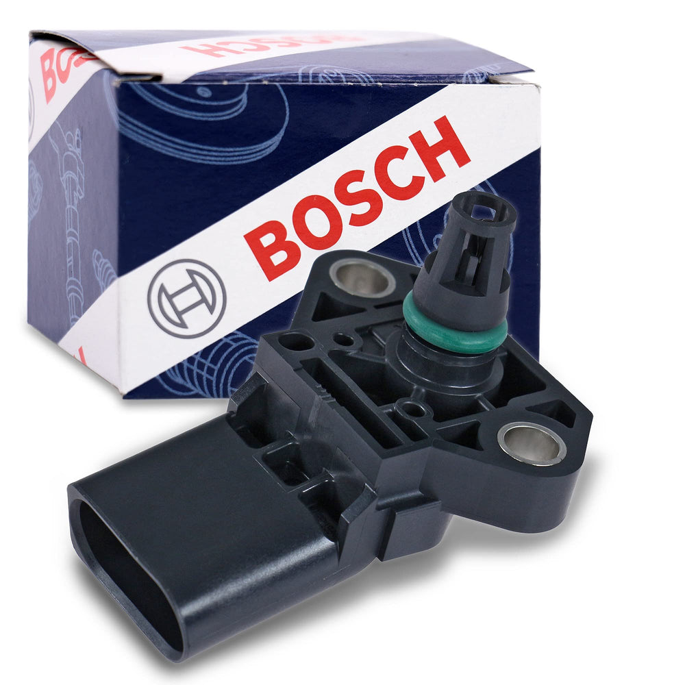 Bosch 0261230266 MAP sensor front view highlighting compact design for accurate readings