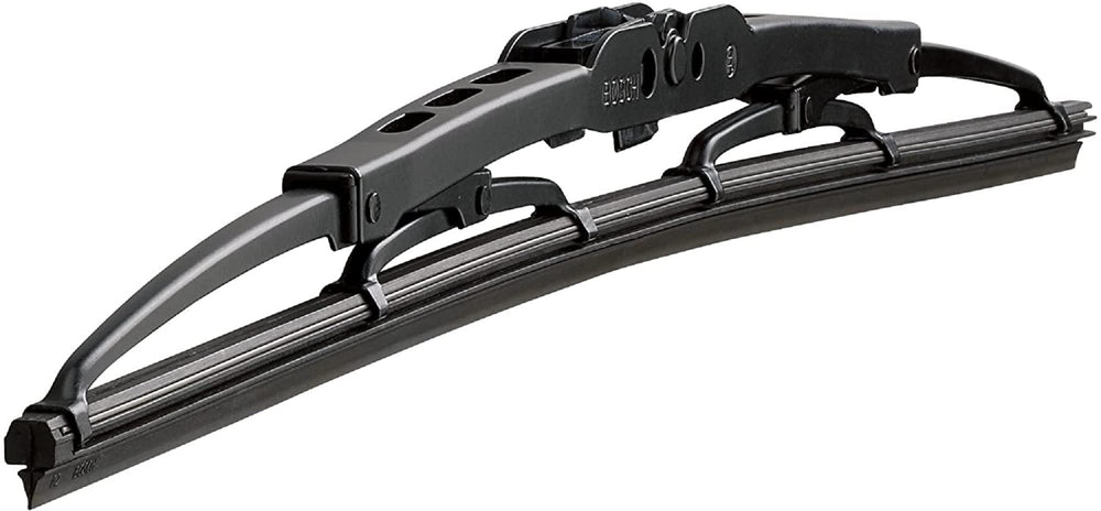 Bosch MicroEdge wiper blade showing QuickClip adapter for easy installation.