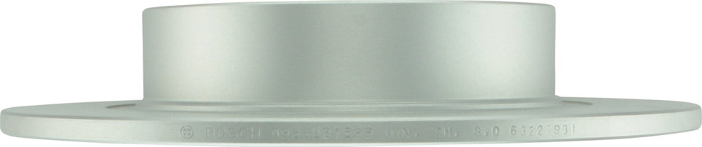 Bosch QuietCast rotor with ABS tone ring for reliable ABS and traction control