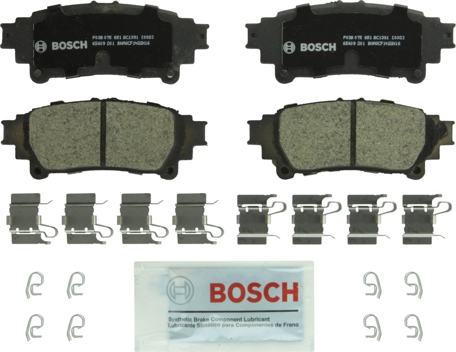 Bosch QuietCast rear brake pads for Lexus GS350 reduce noise and enhance durability