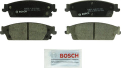 Bosch QuietCast ceramic rear brake pads for select Cadillacs Chevrolets and GMCs with quiet performance