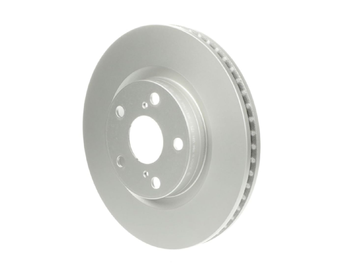 Bosch QuietCast rotor for Pontiac Vibe, front view, durable coating resists rust and corrosion