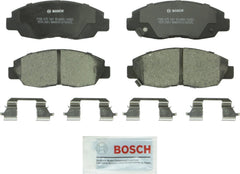 Bosch QuietCast BC465A front brake pads for Acura EL and Honda Civic; quiet, durable stopping.