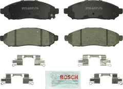 Bosch QuietCast front brake pad set for quiet, durable stopping