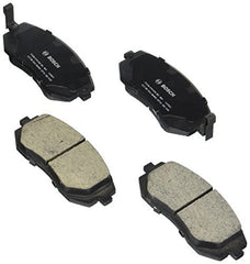 Bosch QuietCast front brake pad set for Subaru models delivers strong bite with low dust.