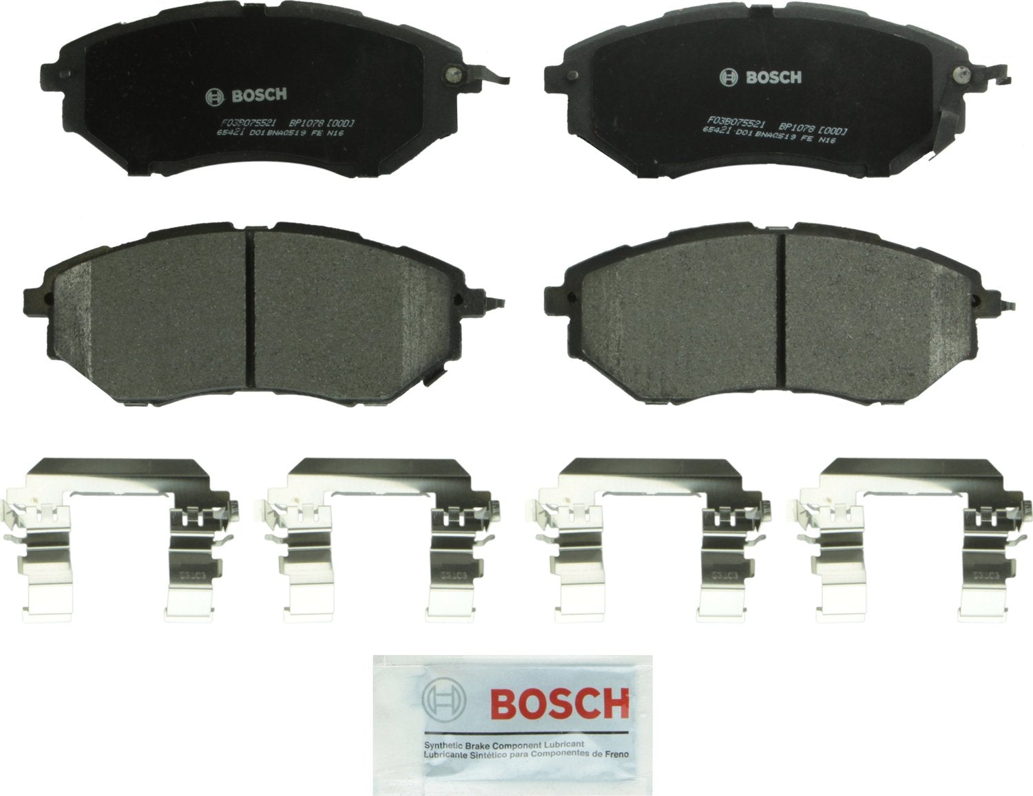 Bosch QuietCast front brake pad for Subaru, MST enhanced quiet stops and durability