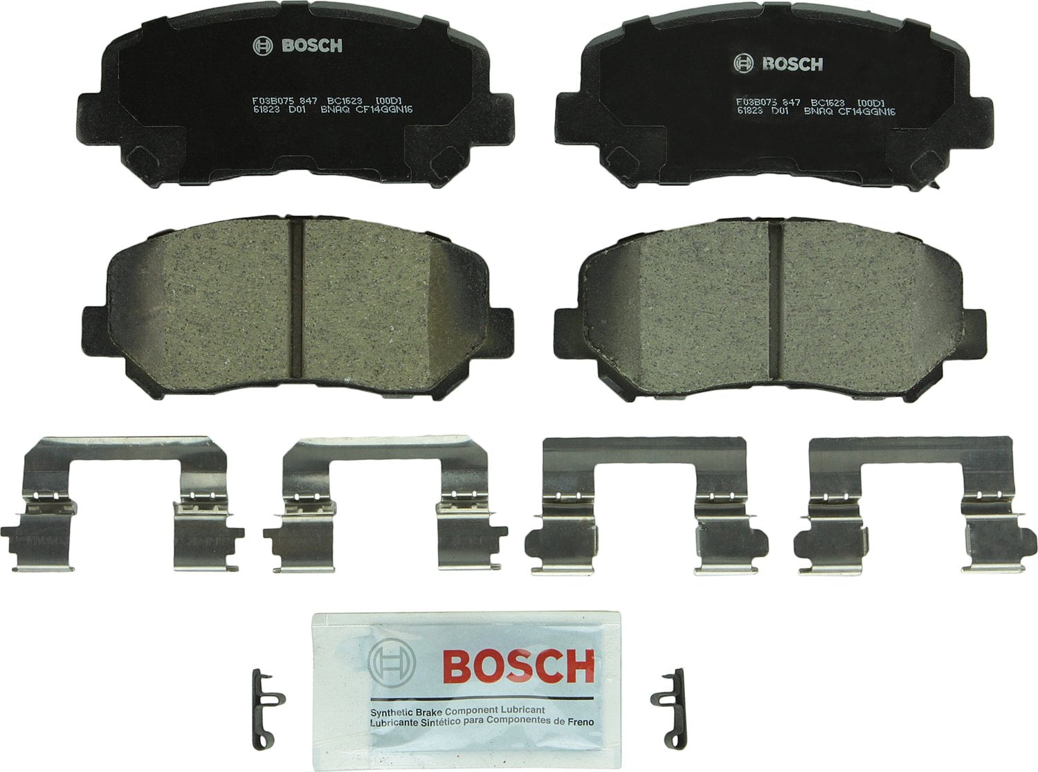 Bosch QuietCast front brake pads for Mazda CX-5 deliver quiet operation and strong stopping power