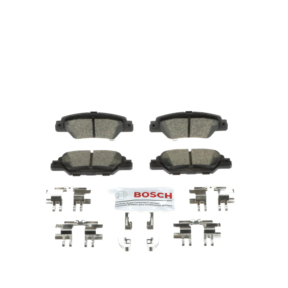 Bosch kit includes hardware and synthetic lubricant for easier installation.