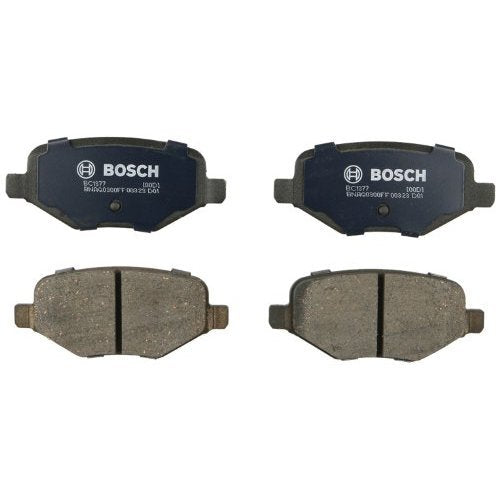 Bosch QuietCast rear brake pad set for Lincoln MKX enhances stopping performance with low dust.