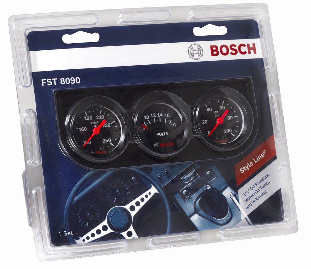 Bosch SP0F000037 Style Line with 12V internal lighting for night visibility of gauges