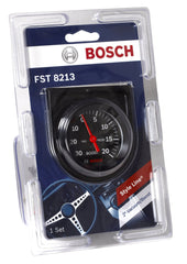 Bosch SP0F000050 gauge installed with 72-inch tubing for flexible mounting
